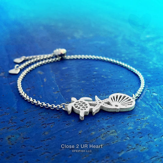 Turtle Starfish Shell Bracelet